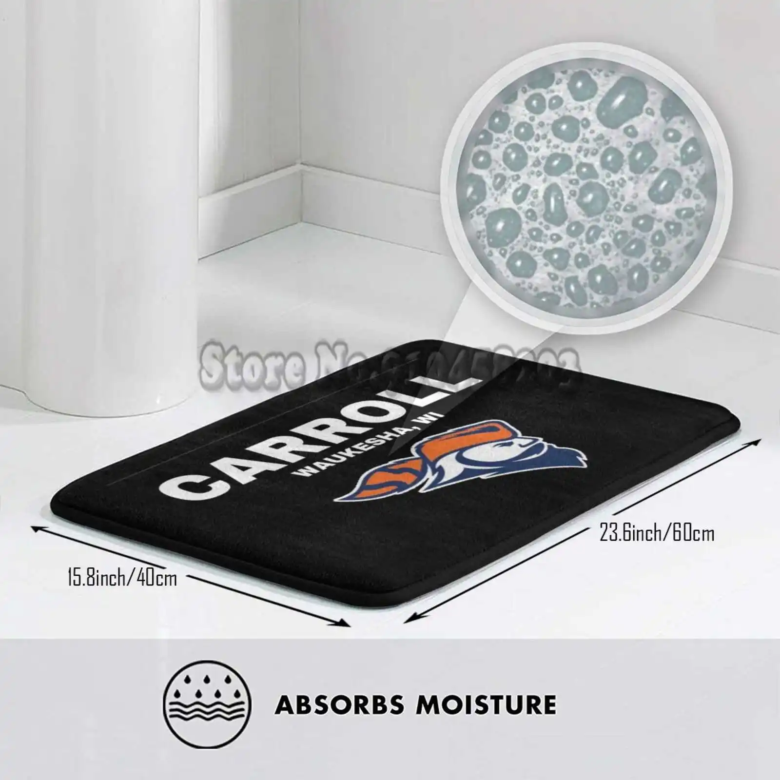 Carroll ( Waukesha Wi ) Home Entrance Rug Floor Mats Carpets University Pios Pioneers Roll | Дом и сад