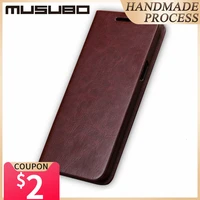 musubo luxury leather case cover for samsung galaxy s20 s10 s9 plus s8 plus s7 edge note 10 9 casing flip wallet card solt capa