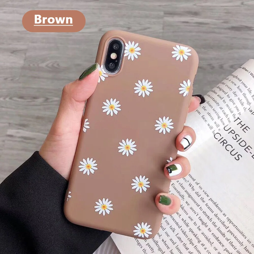 Цветы Силиконовый TPU чехол для телефона iphone х iPhone 5 5s SE X XS XR Max 8 7 6 6S Plus 11 Pro