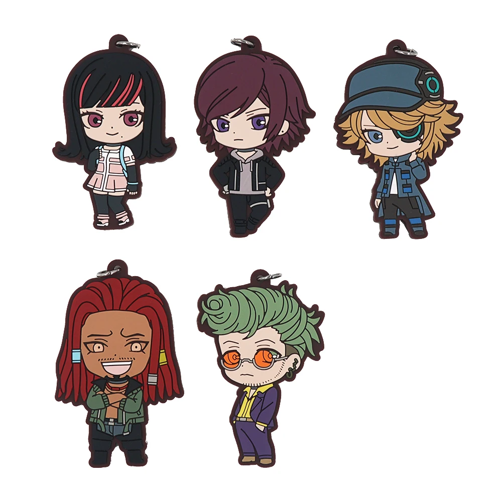 

Akudama Drive Anime Hacker Ordinary Person Courier Brawler Hoodlum Rubber Strap Keychain