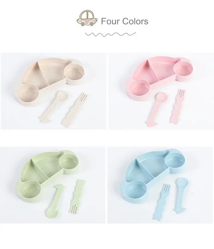 

Столовые приборы Детские секционные тарелки для еды Столовые наборы для детей столовая посуда необычный Пластилин столовая посуда столова...