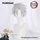 Парик Monenjoy, рассекающий демонов, шиназугава, санеми, для косплея, серебристо-серый