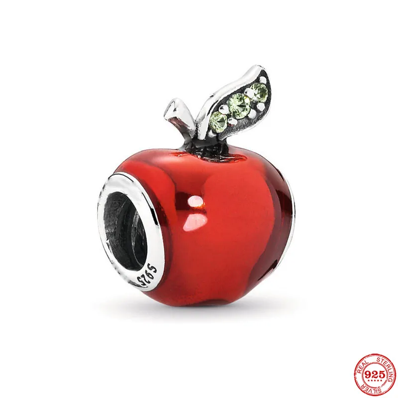 Новое серебряное ювелирное изделие в европейском стиле красная чашка яблоко