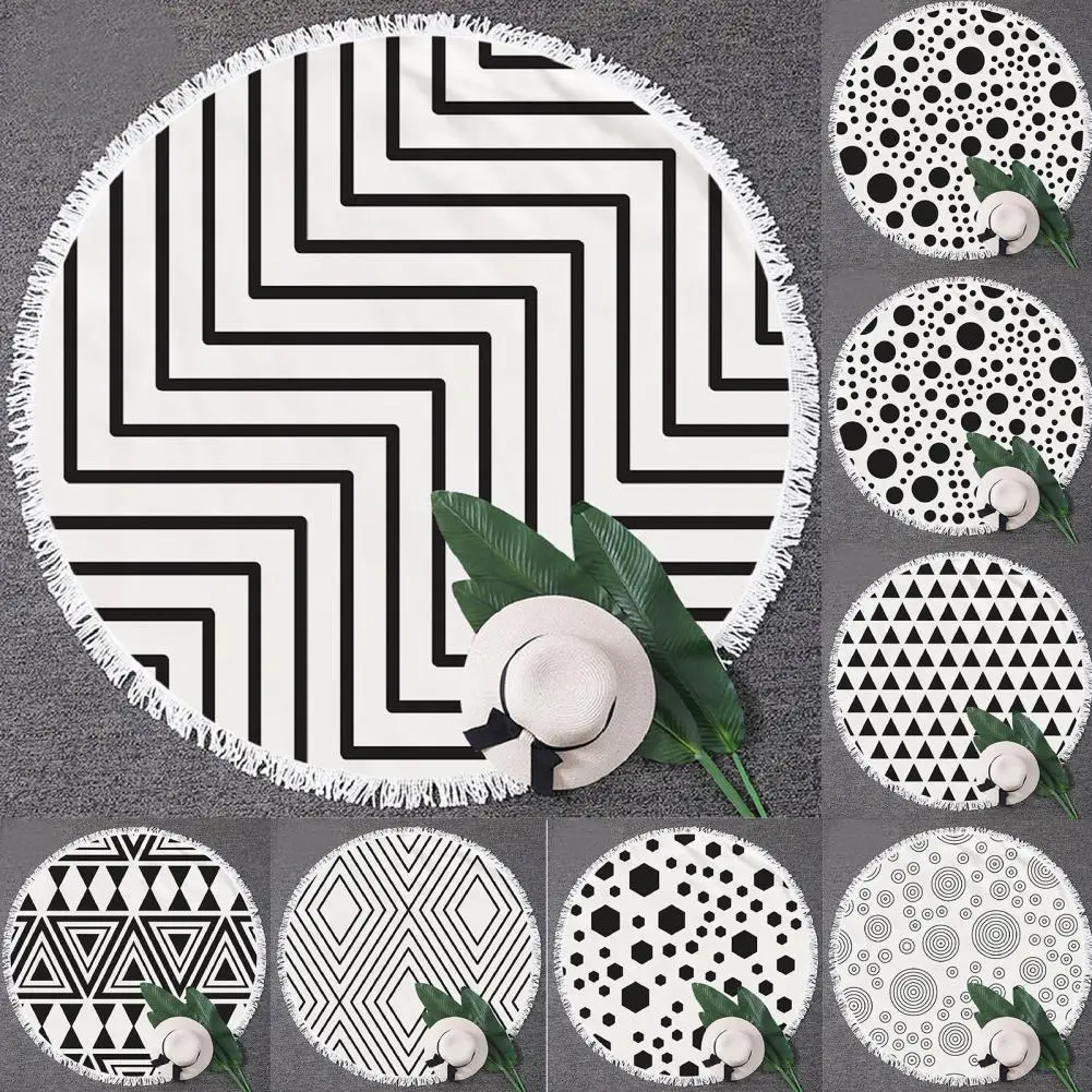 

Beach Towel Eco-friendly Anti-fade Polyester Microfiber Fluffy Yoga Towel for Travel