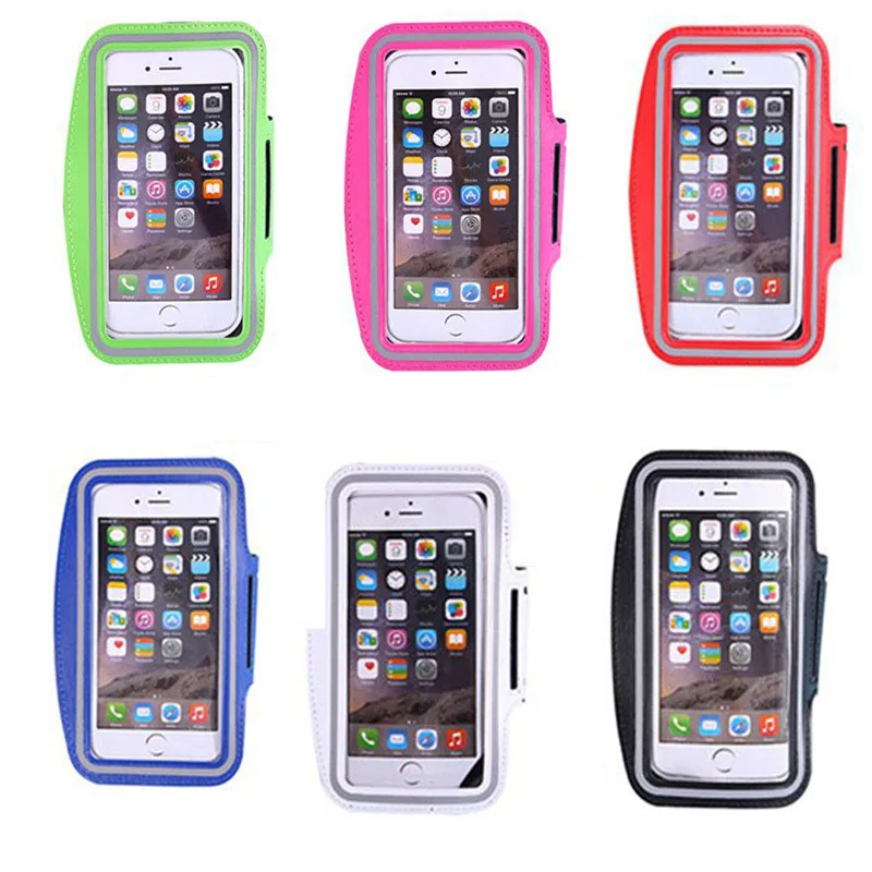 

5.5 Inch Running Bags Men Women Armbands Touch Screen Cell Phone Arms Band Phone Case Sports Accessories for Smartphone