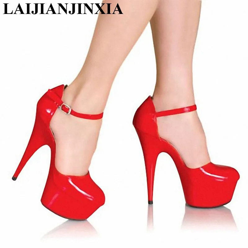 

Новинка, 15 см, искусственная кожа, сексуальная женская обувь, обувь для сцены и свадьбы, танцевальная модель для ночного поля