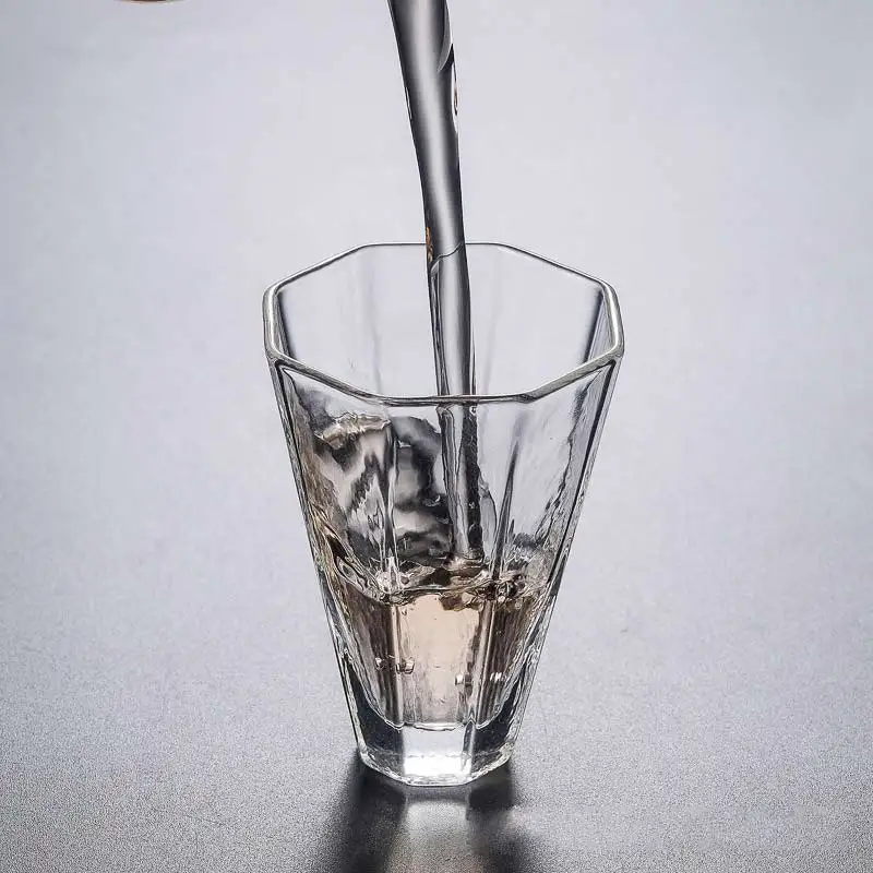 2Pcs Japanese Shot Glass Cup Creative Hammer Pattern Wine Glasses Heat-resistant Kungfu Tea Home Office Drinkware 50ml Gifts | Дом и сад