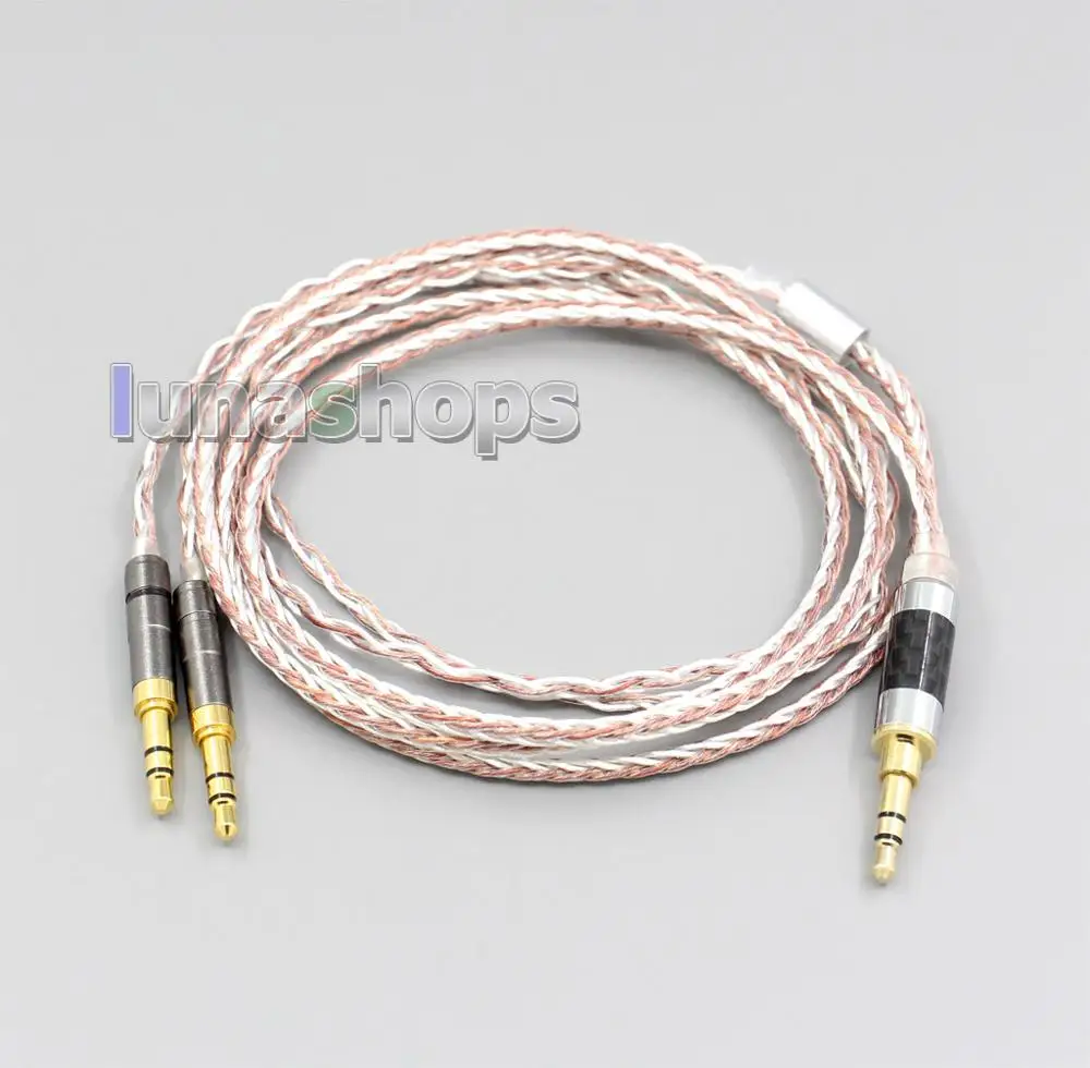 Кабель для наушников LN05363 800 мягкий серебристый + OCC сплав Final Audio Design Pandora Hope vi Denon AH