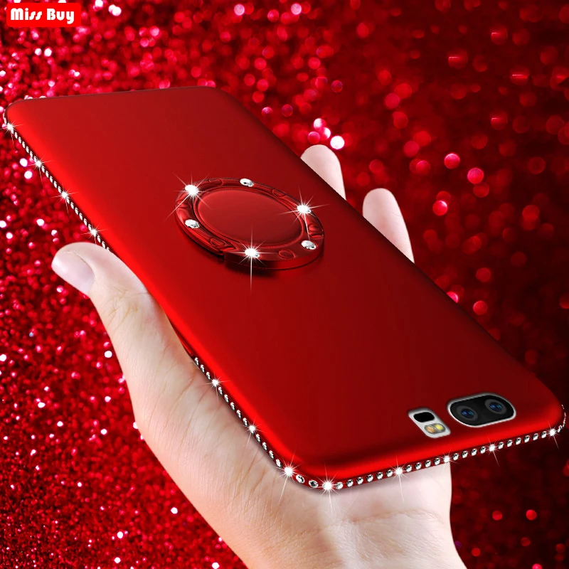 Силиконовый чехол для Huawei Honor 9 8 Pro V9 V10 7C 7A 5A 6A 5X 6X 7X 8X Max 9x Магнитный с кольцом на