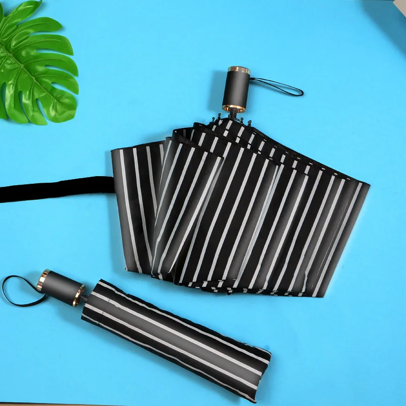 Folding Sunshade Umbrella Rain Women Resistent Uv 3 Windproof Female |