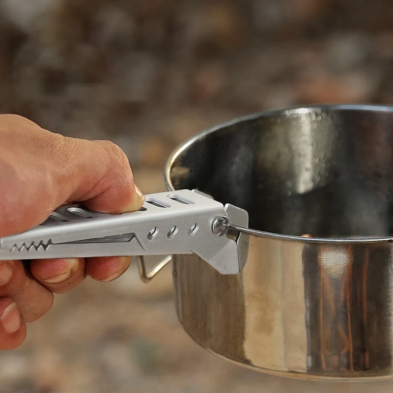 Camping Pot Pan Gripper Bowl Non-Hot Handle Clip Tableware Holder for |