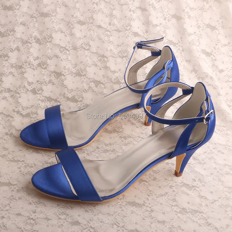 Venus lure женские вечерние туфли Королевский синий 3 дюйма Свадебные Вечерние