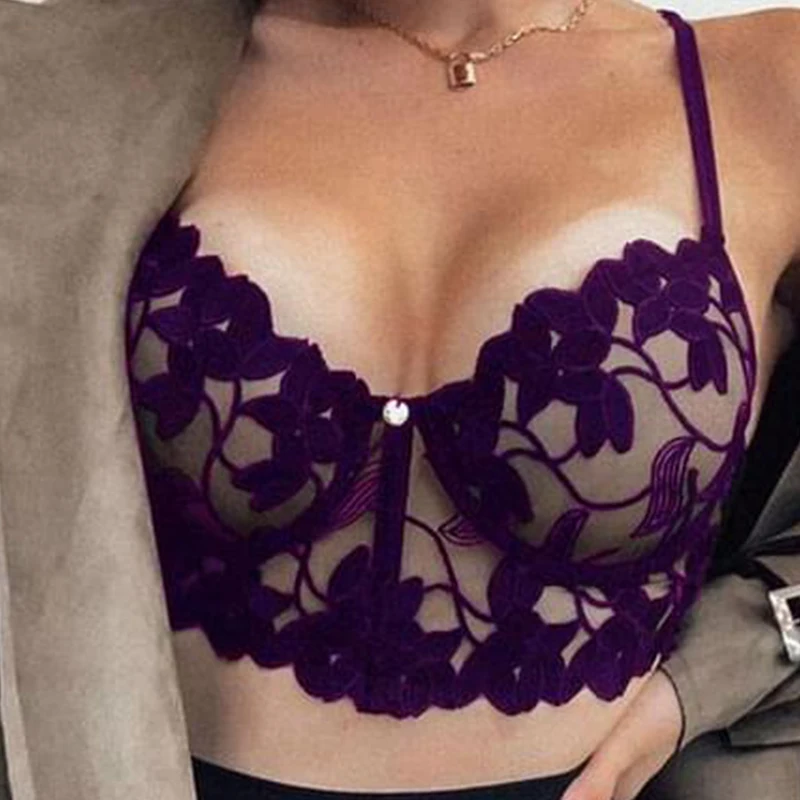 Женский бюстгальтер без косточек с V-образным вырезом