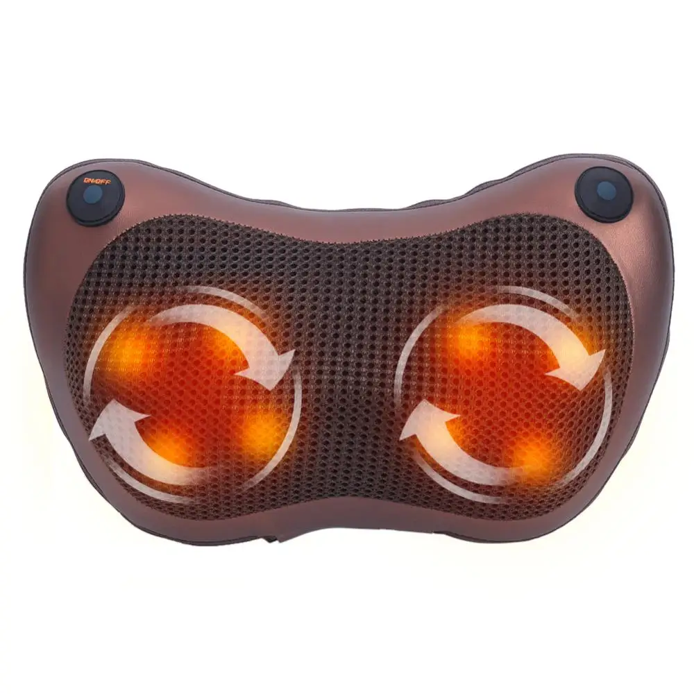 Массажер для шеи плеч спины и тела электрическая массажная подушка шиацу спа