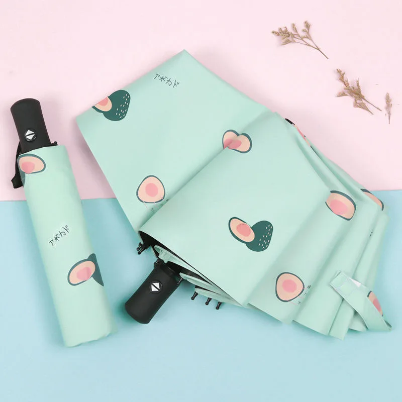 Автоматический зонт двойного назначения для солнечных лучей и дождя складной от