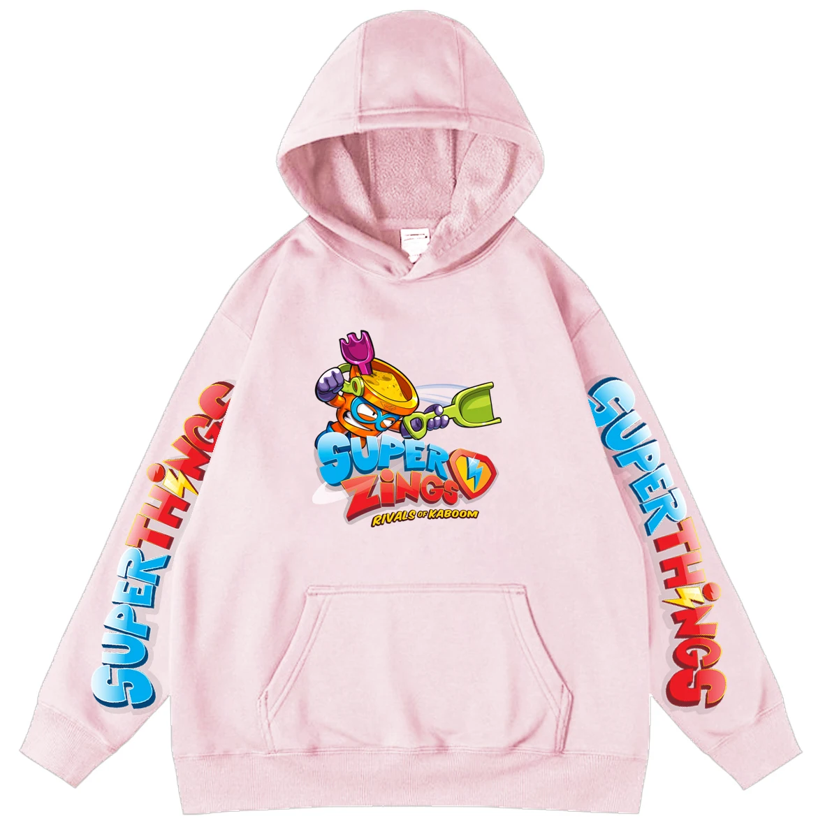 

2021 Kids Superzings Printing Hoodie Boys&Girls Spring Long Sleeve Hooded Sweatshirts Children's Clothing Oversized Hoodies Tops