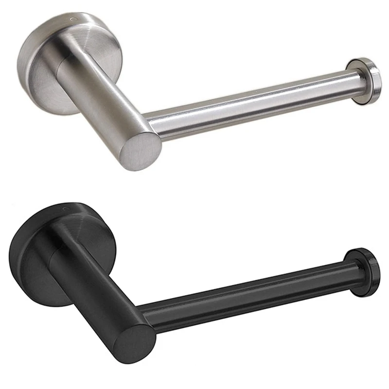 

Wall Mounted Bathroom Toilet Paper Holder Rack Tissue Roll Stand Stainless Steel Towel Shelf Accessories