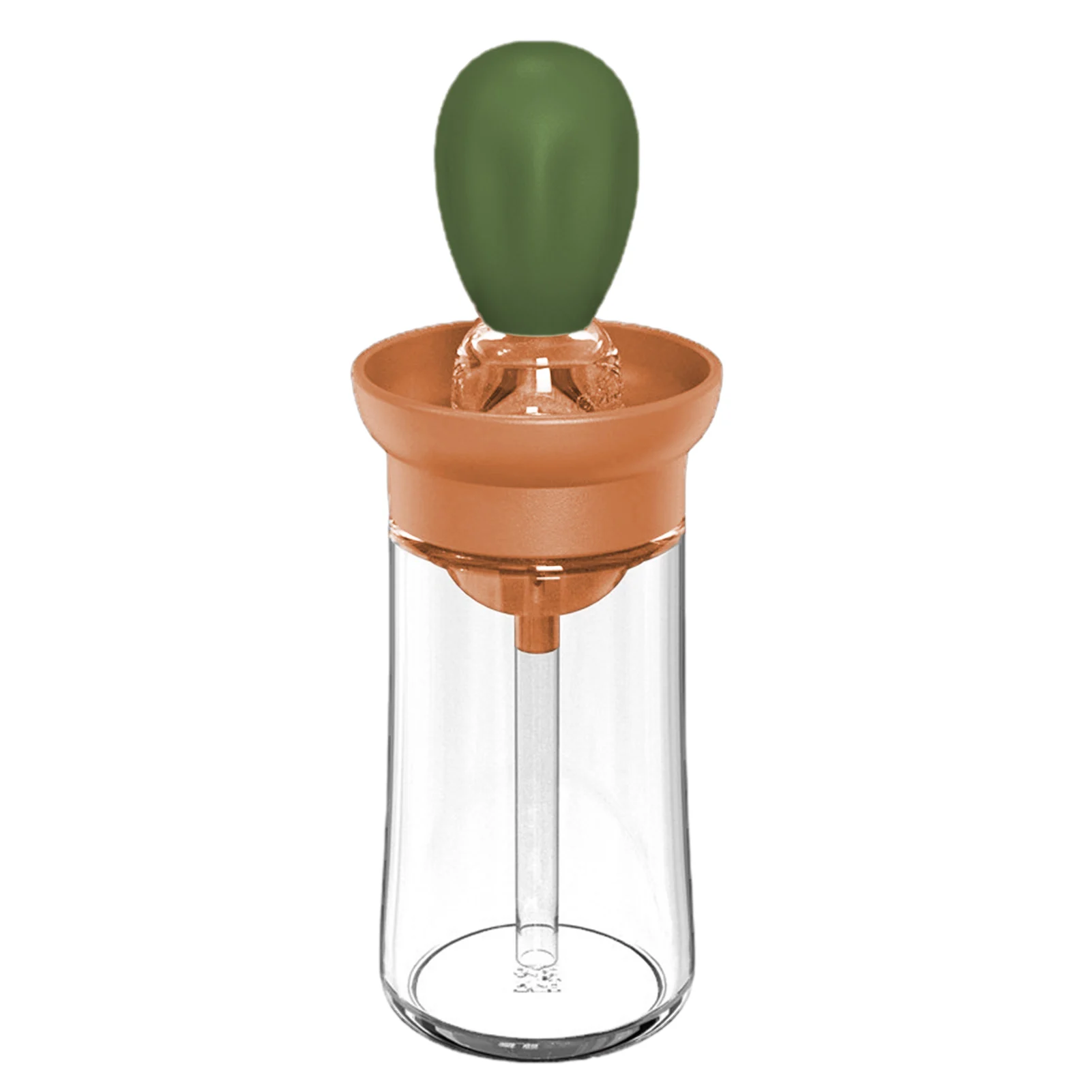 

150ml Kitchen Oil Bottle Silicone Glass Oil Container With Brush Barbecue Spray Bottle Oil Dispenser For Kitchen Cooking There