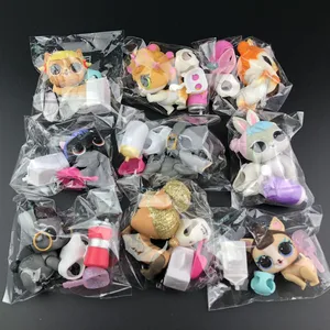 Кукла LOL Surprise, оригинальная экшн-фигурка для питомца, одежда для бутылок, лопатка, аксессуары для распыления воды, мочи, детская игрушка, 1 набор