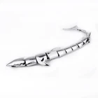 Новый стиль, браслеты из нержавеющей стали в виде акулы, полированный браслет в стиле панк с изображением животных, акулы, рыбы, мужской браслет, оптовая продажа