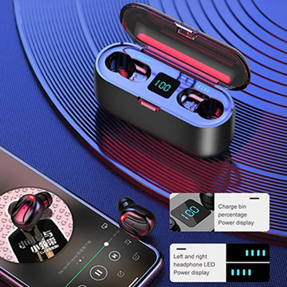Мини гарнитура TWS 5 0 Bluetooth бинауральная Беспроводная игровая стереогарнитура HD
