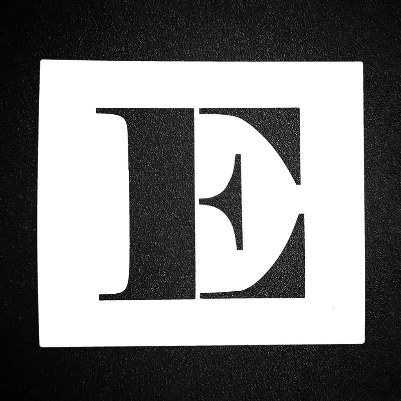 

8pcs/set Uppercase Letter Stencils Templates Signs DIY Painting for Restaurant Cafe Shop Hotel Reusable