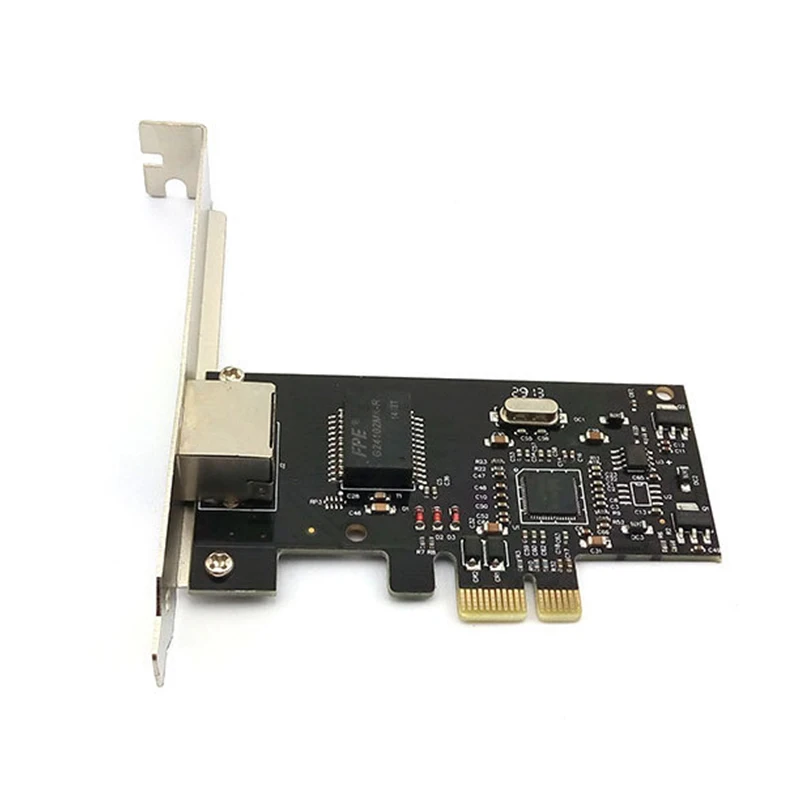 

PCI-E Network Card Gigabit Ethernet Converter Adapter Drivefree No WIFI 10/100/1000Mbps RJ45 LAN Independent interface