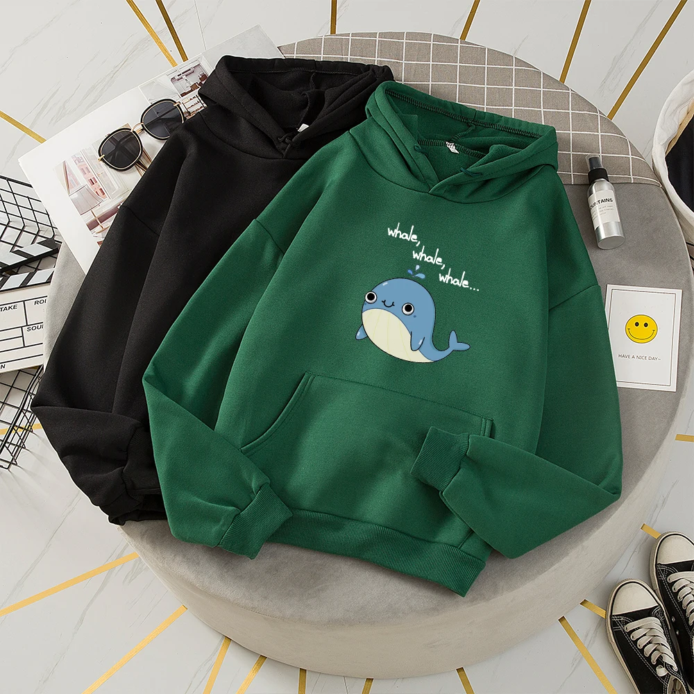 Cartoon Print Hoodie Oversized Harajuku Sweatshirt Cute Funny Graphic Clothes Women Vintage Winter Hoodie with Pocket Sweetshirt