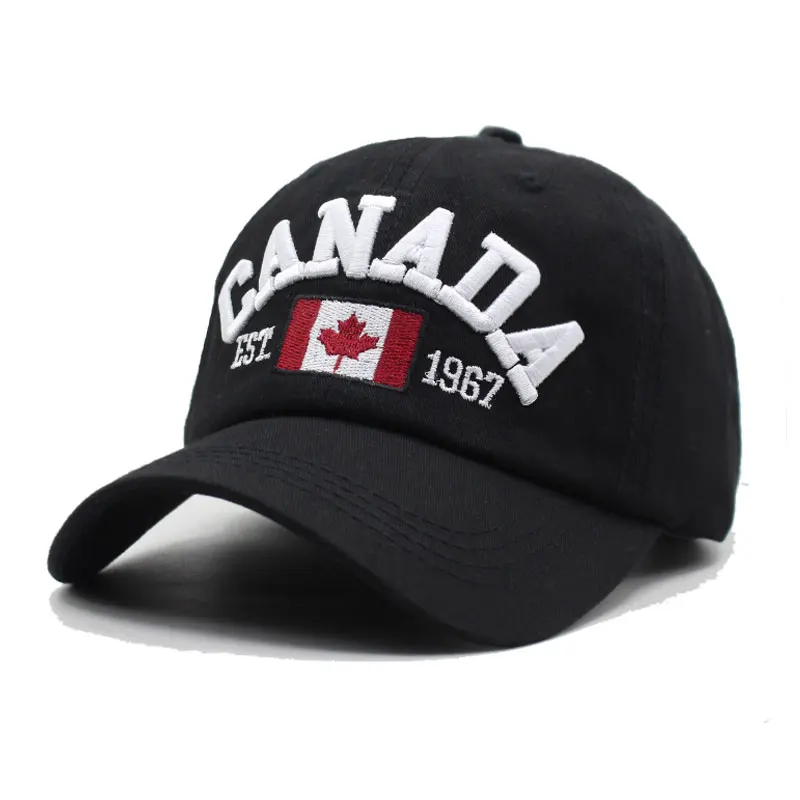 Бейсболка мужская женская летняя с принтом флага Канады | Аксессуары для одежды