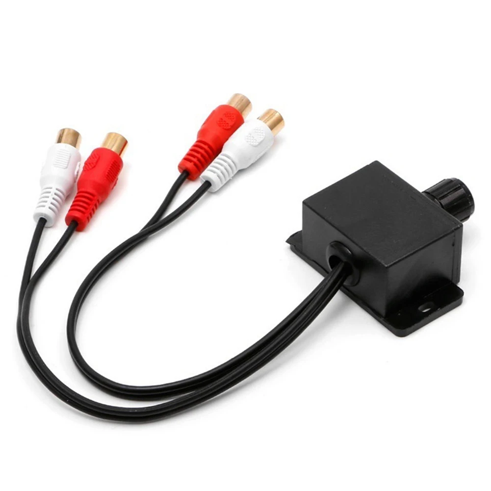 Универсальная Кнопка громкости для автомобиля усилитель звука стерео бас RCA
