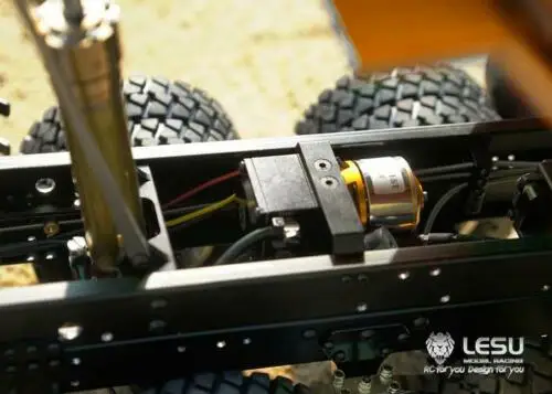 LESU RC 1/14 весы HN 6x6 гидравлический самосвал с радио двигатель ESC картина светильник