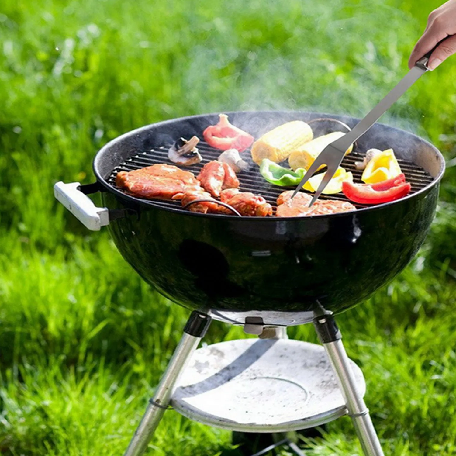 

18 Pcs Stainless Steel BBQ Tools Set Barbecue Grilling Accessories Utensil for Outdoor Camping Cooking Tools Kit BBQ Utensils