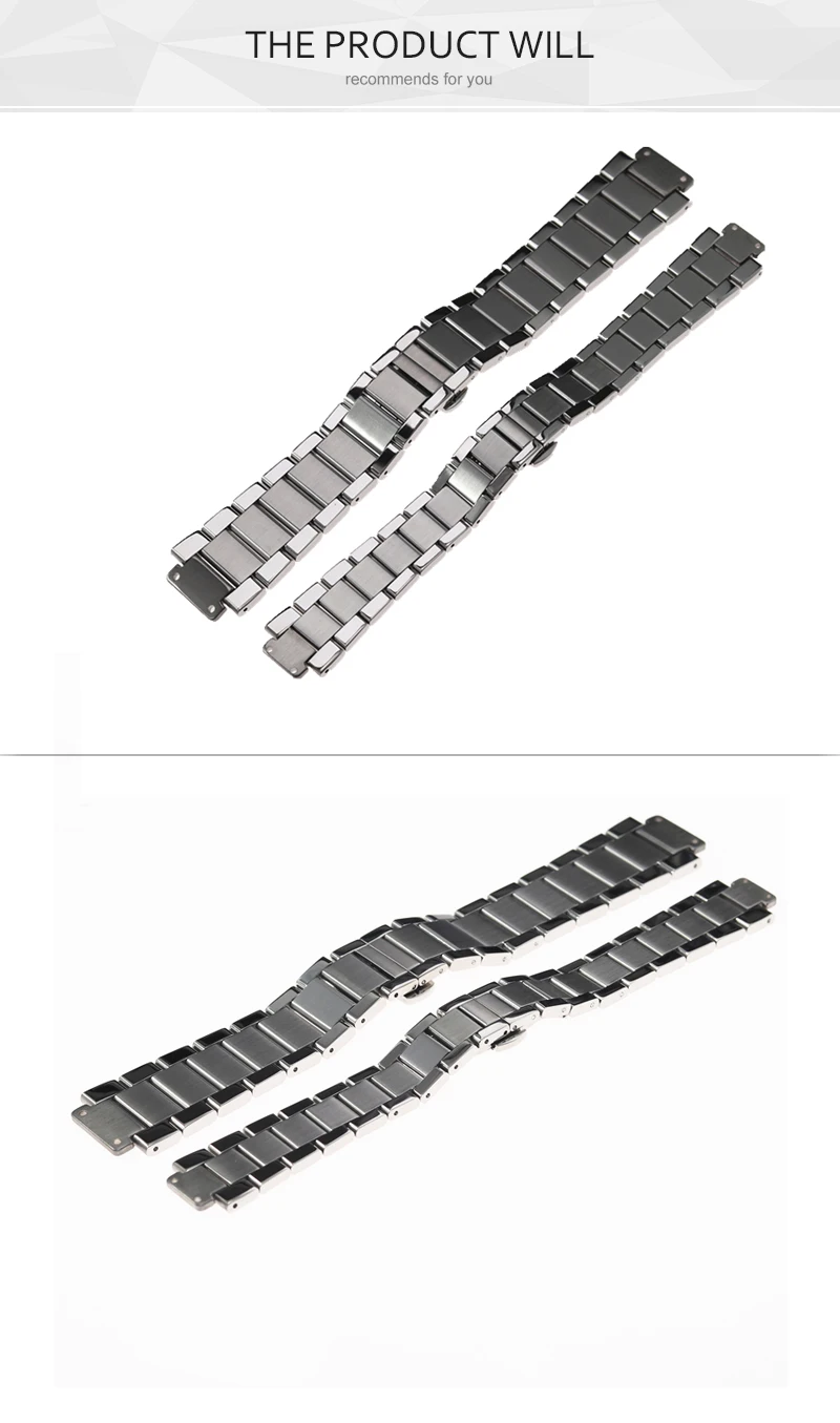 Высококачественный ремешок из нержавеющей стали 27mm20mm для часов Hublot CLASSIC FUSION 45 мм 38 33 мм ремешки для часов