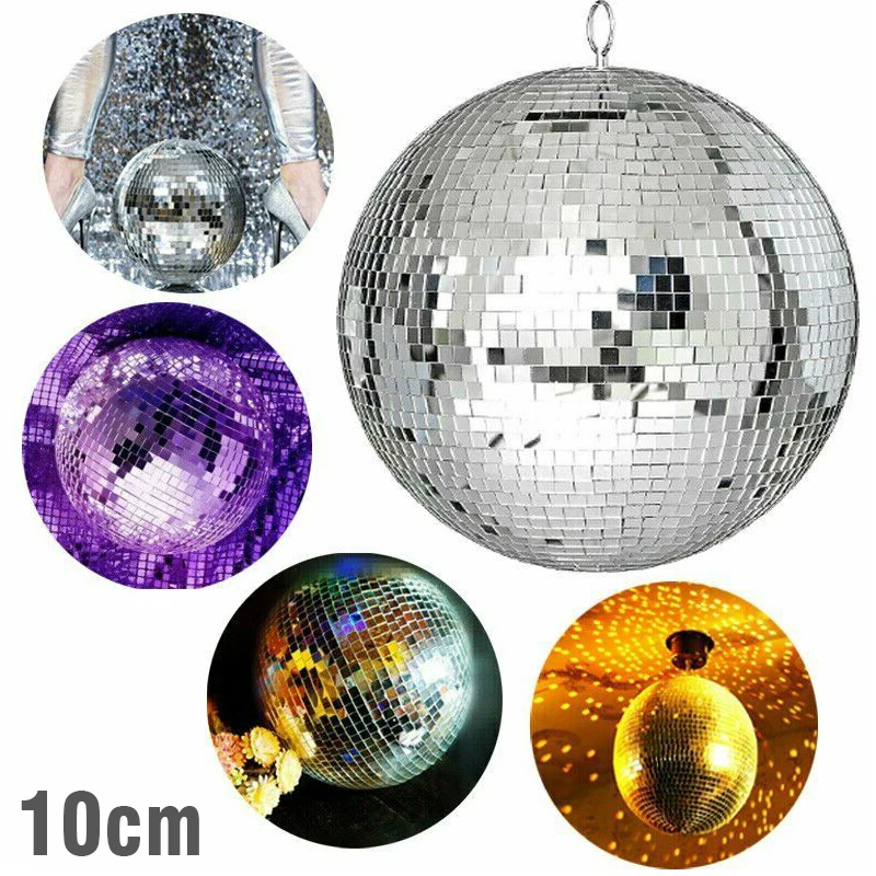 

1 шт. 10 см диско зеркало блестящий шар DJ светильник для танцев вечеринки сцсветильник Декор свет