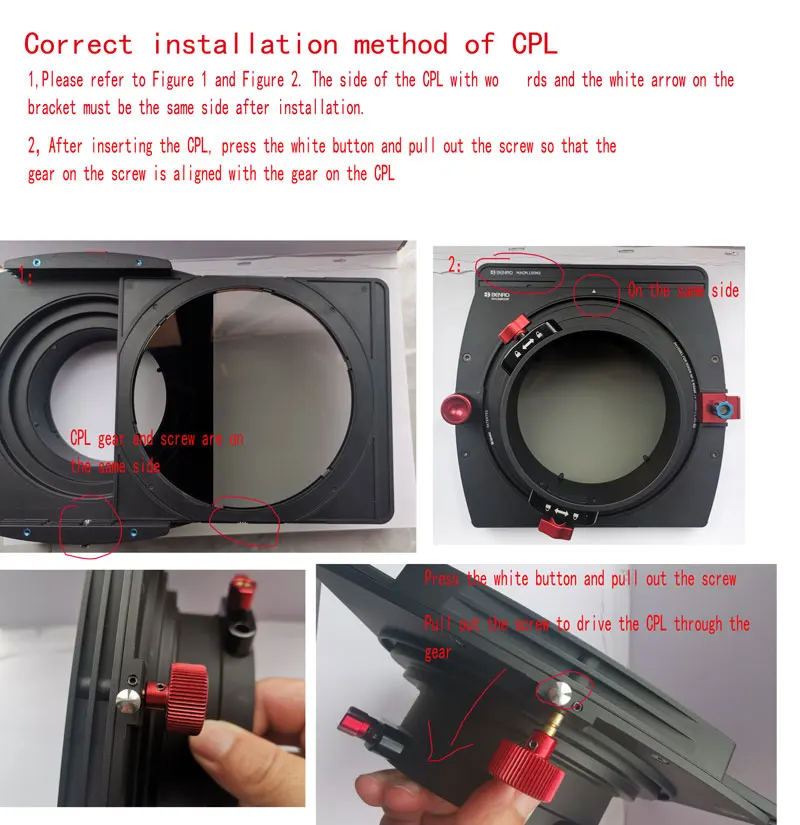 BENRO FMACPL150M2 CPL Filter MASTER CPL-HD ULCA WMC For FH150M2 MACPL150M2 Multi Coating Polarizing |