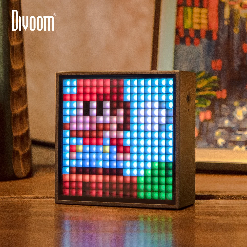 Divoom Timebox Evo Bluetooth портативный динамик с часами будильник программируемый