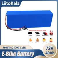 liitokala 72v 40ah ebike battery pack 21700 72v scooter inverter go cart motorcycle battery for 84v 2000w 3000w 4000w motor