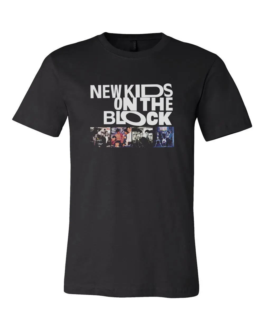 Новая детская модная футболка NKOTB Tour на заказ новая черная Винтажная с круглым