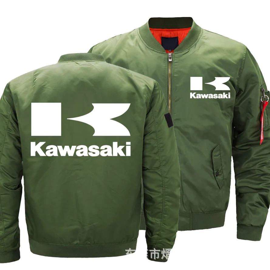 2019 KAWASAKI Ma1 курточка бомбер Kanye West Тур верхняя одежда в стиле Пилот Мужская