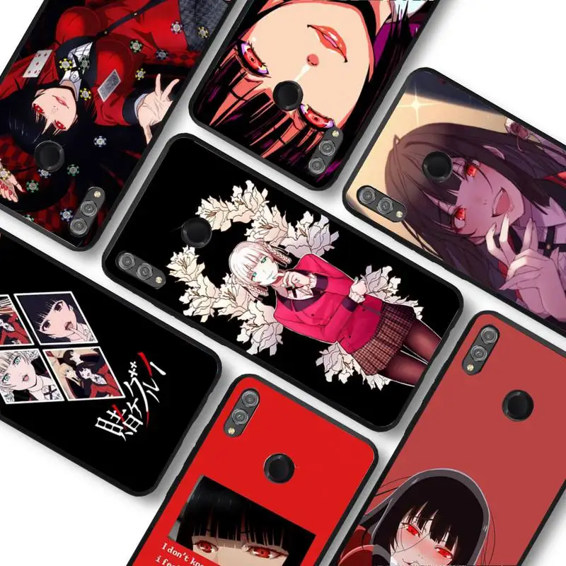 

Japanese Anime Kakegurui Jabami Yumeko Phone Case For Huawei honor 10Lite 10i 20 8x 10 Funda for Honor 9lite 9xpro Back Coque