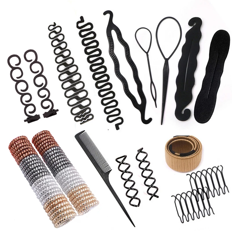 Волшебный пончик приспособление для пучка инструменты укладки шпильки заколки