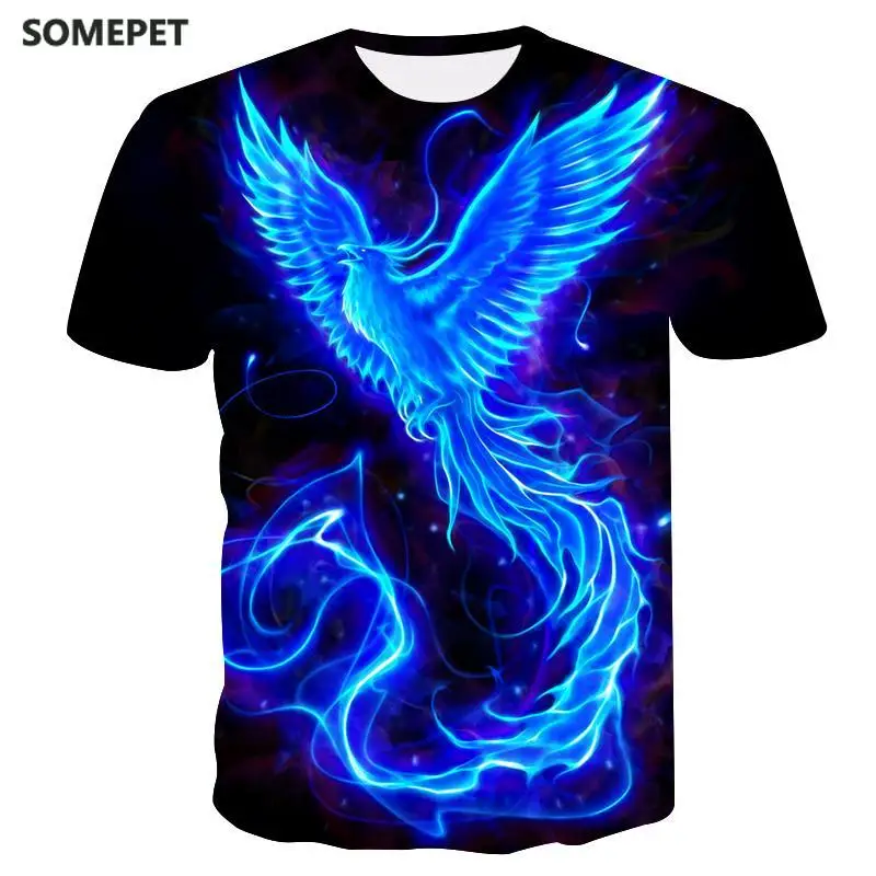 

2020 New Fashion Brand T Shirt Men/Women O-Neck T-Shirt Print Flamingo T Shirt Summer Tops Unisex Tees