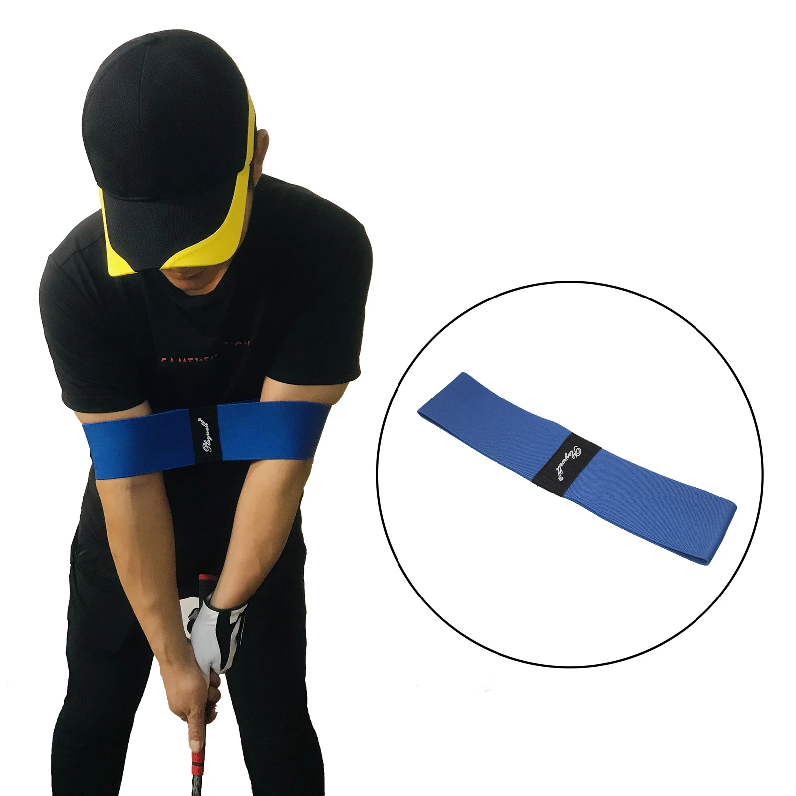 

Golf Swing Training Aid Arm Band for Swing Posture Corrected