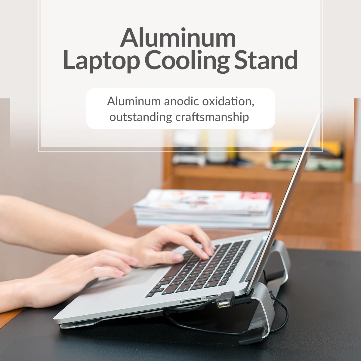 orico laptop cooling pad gaming aluminum laptop stand notebook computer radiator bracket with fans and usb port for macbook free global shipping