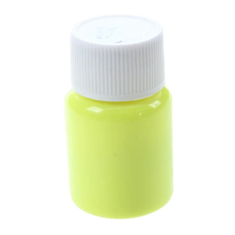 20 г светится в темноте акриловая светящаяся краска яркие пигментные вечерние