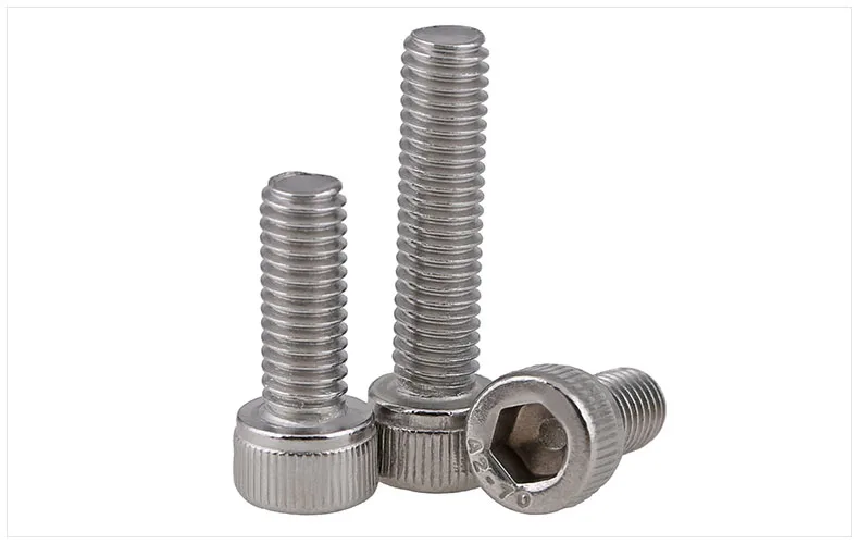 Винты из нержавеющей стали DIN912 304 винты с шестигранной головкой обратной резьбой