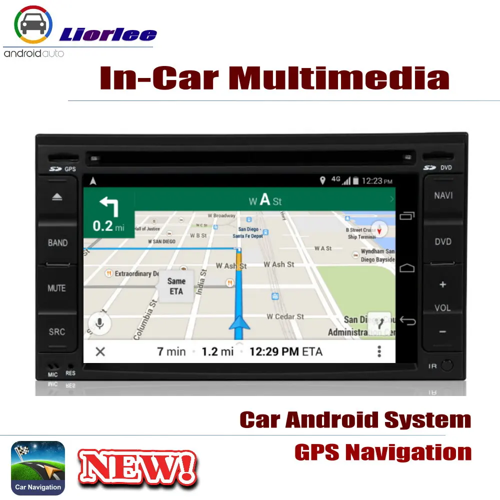 Для Hyundai townan 2001-2007 автомобильный Android плеер DVD GPS навигационная система HD экран