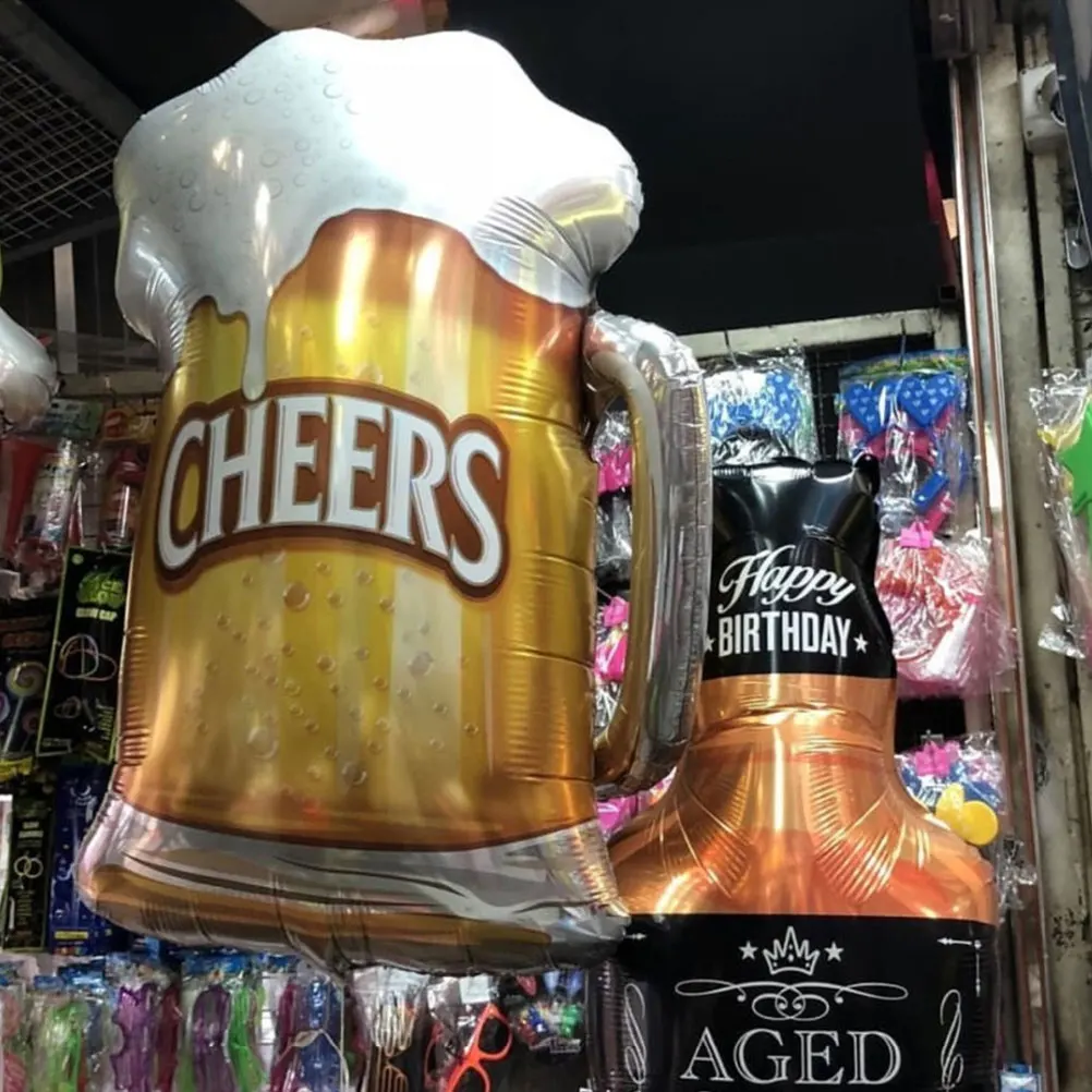 3 шт Вечерние шары из фольги пивная чашка жевательные для свадебных украшений