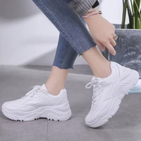 spring shoes ladies platform white sneakers wedge shoes ladies casual shoes