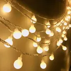 Рождественское украшение для дома светильник украшения, украшение для рождественской елки, светильник вая гирлянда с рождественскими шарами, уличный новогодний светодиодный Декор